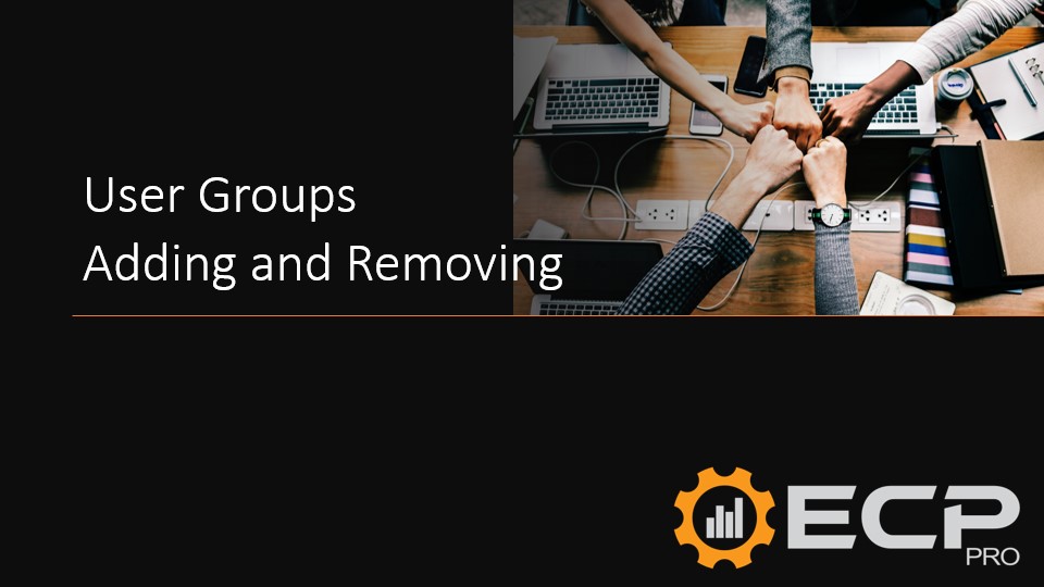 User Groups