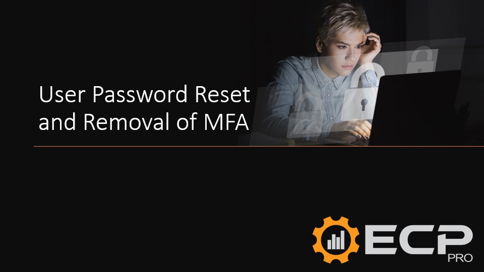 User Password Reset